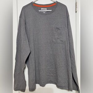 Duluth Trading Co Gray Long Sleeve Tee
